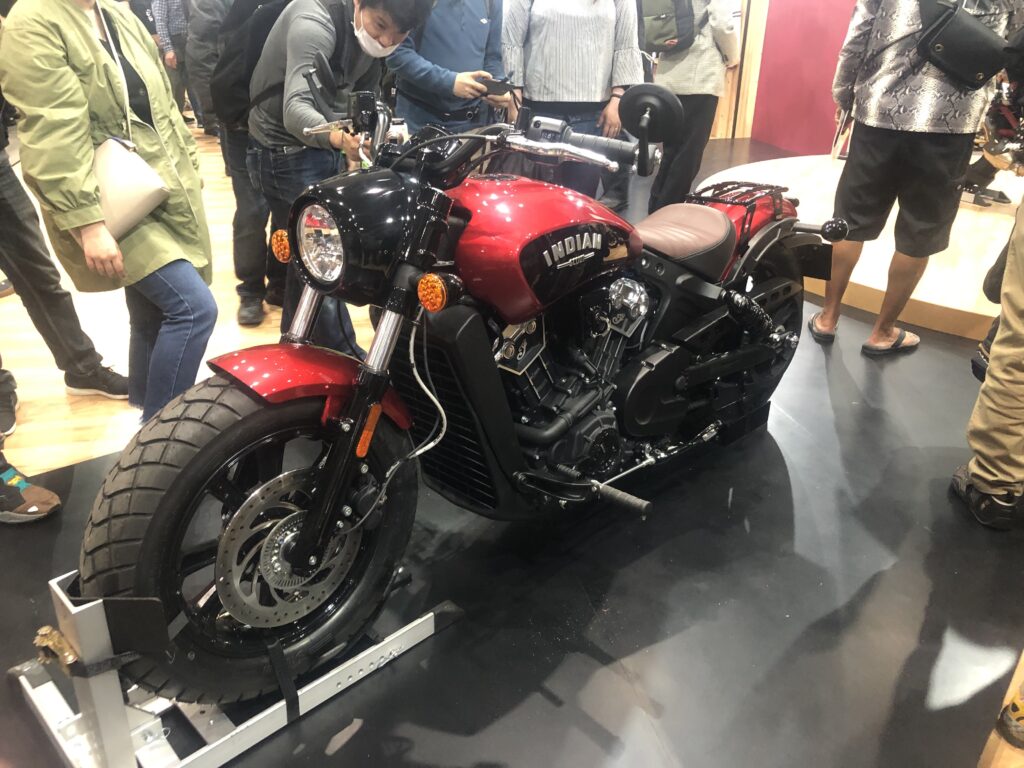 Indian Motorcycles at the  Tokyo Motorcycle Show