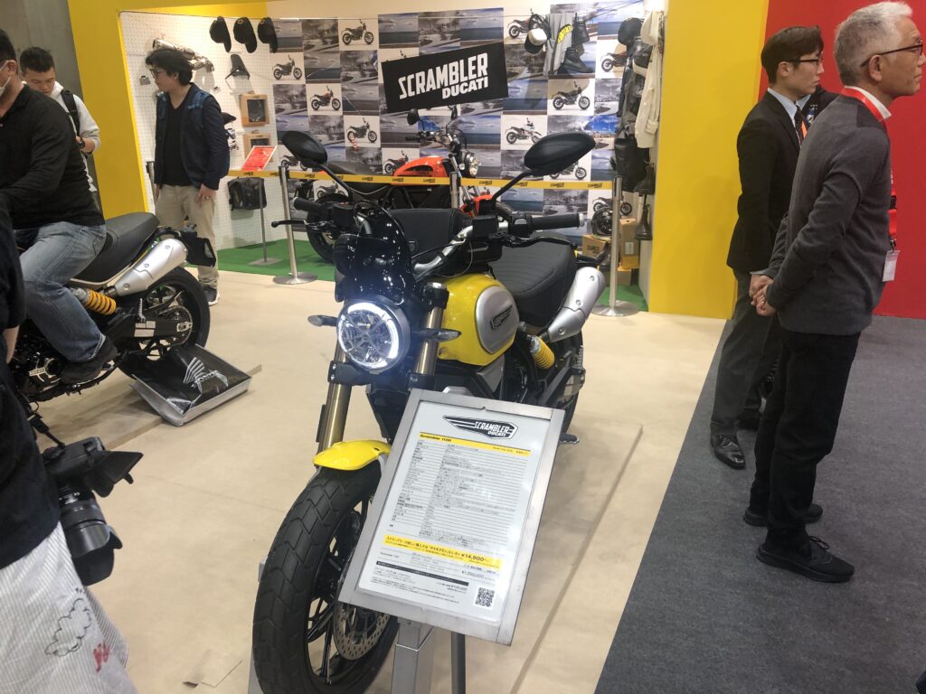 Scrambler Ducati at the Tokyo Motorcycle Show